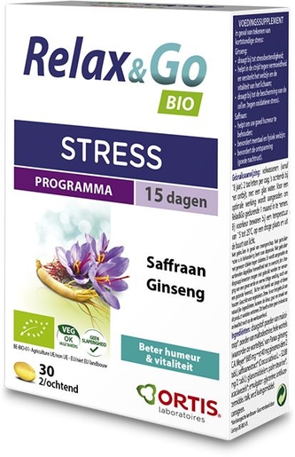 Ortis Relax &amp; Go Bio 30 Tabletten | Stress - Ontspanning
