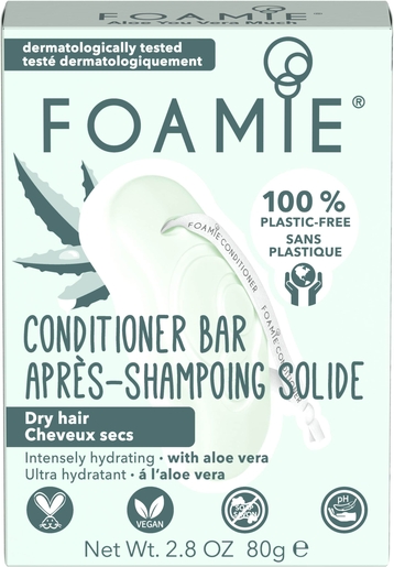 Foamie Conditioner Bar Aloe You Vera Much | Hygiène quotidienne