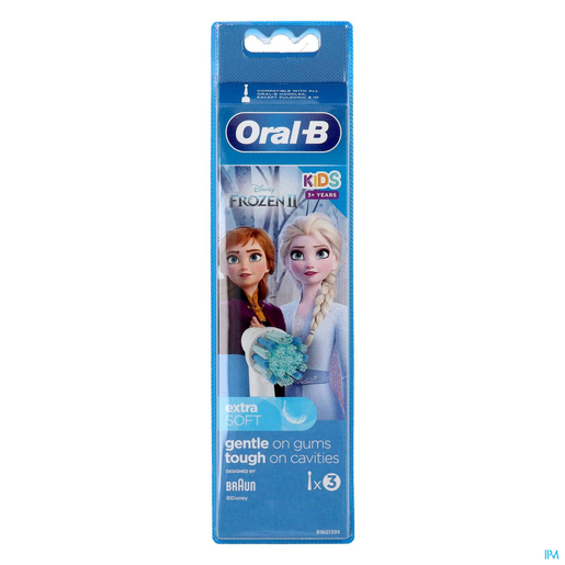 Oral-B Kids Vervangborsteltjes Frozen Ultra Soft 3 Stuks | Tandenborstels