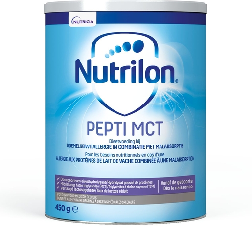 Nutrilon Pepti MCT Poeder 450gr | Melk 1ste leeftijd