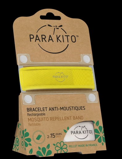 Para&#039;Kito Bracelet Jaune | Anti-moustiques - Insectes - Répulsifs 
