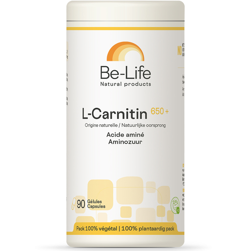 Be Life L Carnitine 650+ 90 Capsules | Afslanken en gewicht verliezen