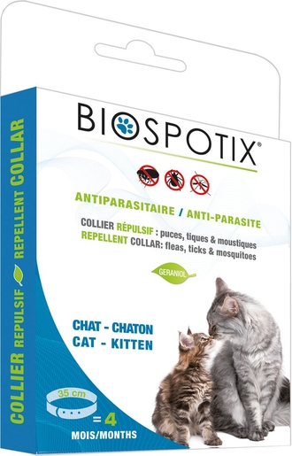 Biogance Biospotix Collier Répulsif Chat 1 Pièce | Animaux 
