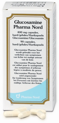 Glucosamine Pharma Nord 90 Capsules x400mg | Spieren - Gewrichten - Spierpijn