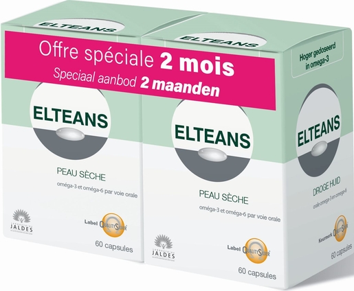 Elteans Cure 2 Mois Duopack 2x60 Capsules (2ème produit à - 30%) | Peau