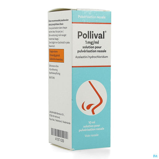 Pollival 1mg Solution Pulvérisation Nasale 10ml | Nez