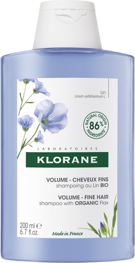 Klorane Shampoo met biolijnzaad 200 ml | Shampoo