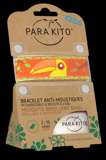 Para&#039;Kito Bracelet Kids Toucan | Anti-moustiques - Insectes - Répulsifs 