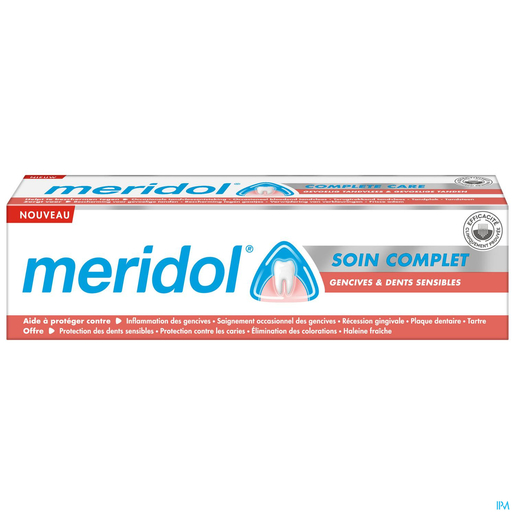 Meridol Soin Complet Gencives Dents Sensibles 75ml | Dentifrice - Hygiène dentaire