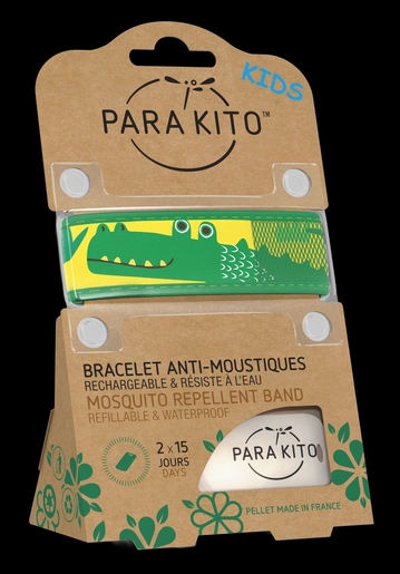 Para&#039;Kito Bracelet Kids Crocodile | Anti-moustiques - Insectes - Répulsifs 