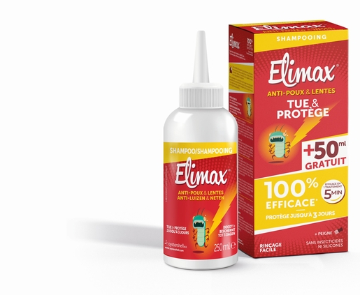 Elimax Luizenshampoo Elimineert &amp; Beschermt 250 ml | Antiluizen
