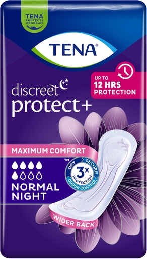 Tena Discreet Normal Night 20 pièces | Protections Anatomiques