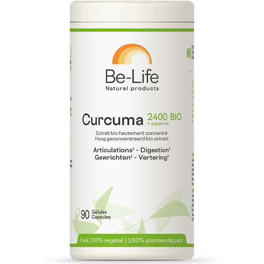 Be Life Curcuma 2400 Bio 90 Gélules | Digestion - Transit