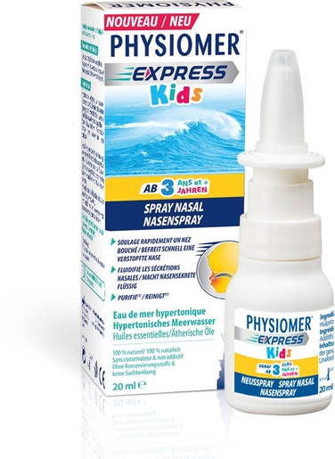 Physiomer Express Kids 20 ml | verkoudheid en verstopte neus