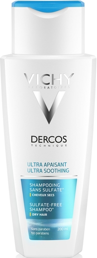 Vichy Dercos Shampoo Ultrakalmerend voor droog haar 200ml | Shampoo