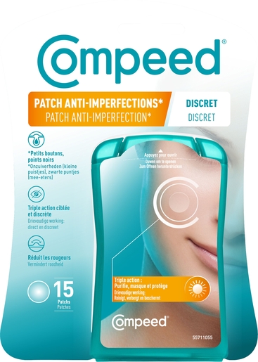 Compeed Anti-Imperfecties Discrete Patch 15 Patches | Verbanden - Pleisters - Banden
