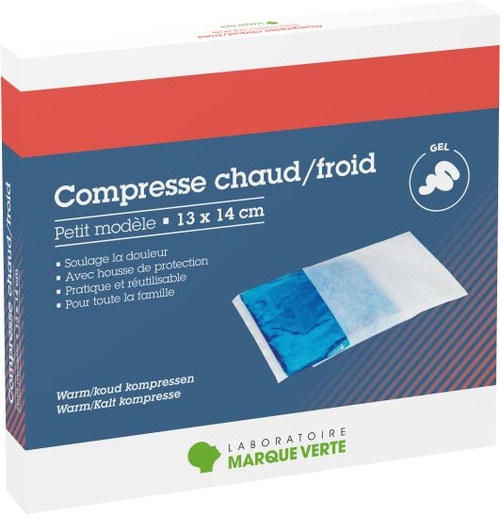 Marque Verte Compresse Chaud-Froid 13x14cm | Thérapie Chaud Froid