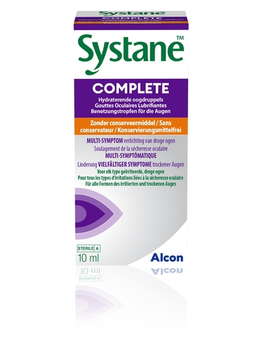 Systane Complete Sans Conservateur Flacon 10ml | Sécheresse oculaire