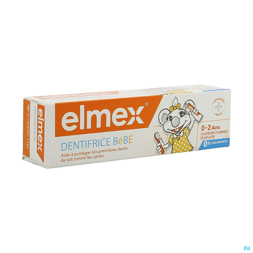 Elmex Dentifrice Bébé 0 à 2 ans 50ml | Bouche - Dentifrice