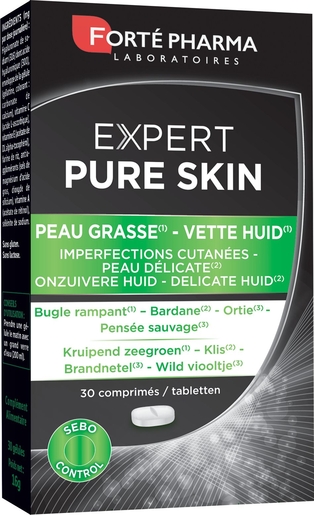 Expert Pure Skin Vette Huid 30 Tabletten | Huid