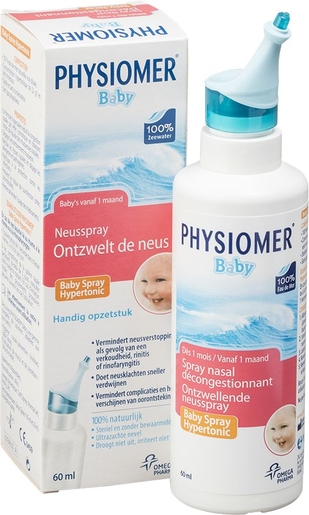 Physiomer Baby Ontzwellende Neusspray 60ml | Neus