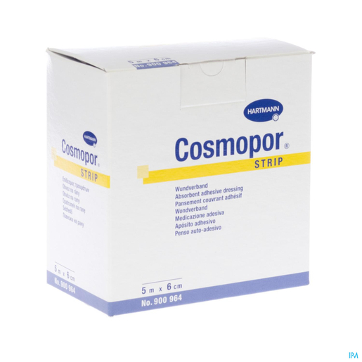 Cosmopor Strip Pflaster 6cmx5m 1 9009642 | Verbanden - Pleisters - Banden