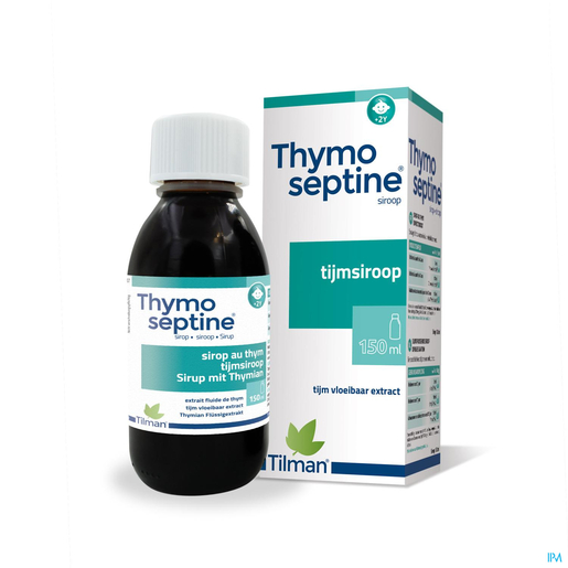 Thymoseptine Tijmsiroop 150ml | Keelpijn