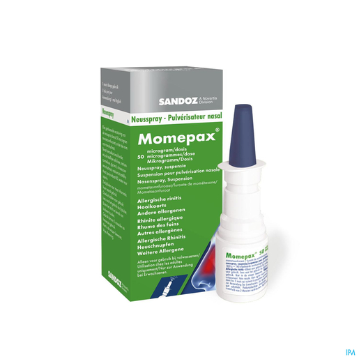 Momepax 50 Mcg/Dosis Neusspray Suspensie 1 x 140 Dosissen | Seizoensgebonden