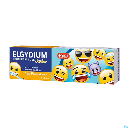 Elgydium Tandpasta Junior Emoji Tutti Frutti 50 ml | Mond - Tandpasta's