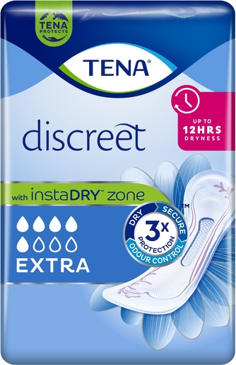 TENA Discreet Extra | Protection absorbante - 20 pièces | Incontinence