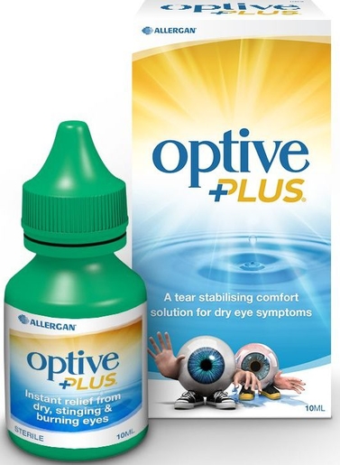 Optive Plus Steriele Oplossing 10ml | Oculaire droogte