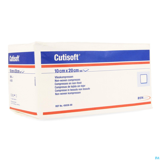 Cutisoft N/st Non Woven 4pl 10,0x 20,0cm 100 | Pansements - Sparadraps - Bandes