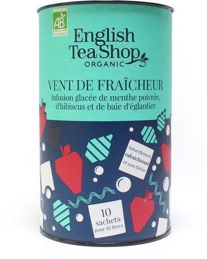 English Tea Shop IJsthee Frisse Wind 10 Zakjes | Zich op een natuurlijk wijze genezen 