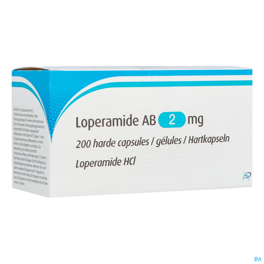 Loperamide AB 2mg 200 Gélules | Diarrhée - Turista