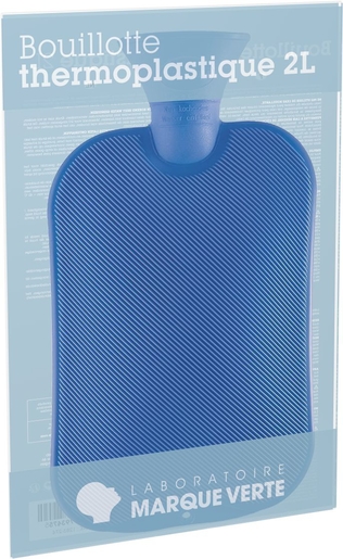 Marque Verte Blauwe Bedkruik 2 l | Warmte- en Koudetherapie