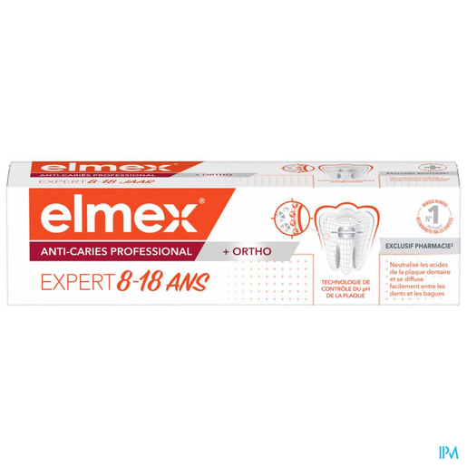 Elmex Anti Caries Professional Junior 75ml | Dentifrice - Hygiène dentaire