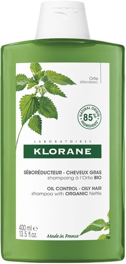 Klorane Shampoo met Brandnetel 400 ml | Shampoo