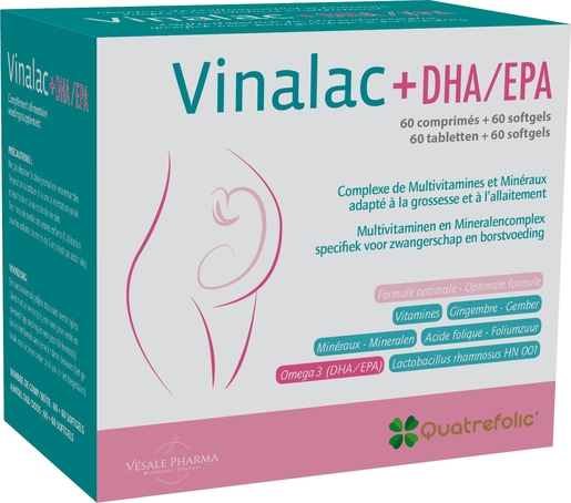 Vinalac Dha/epa 60 Tabletten + 60 Softgels | Santé - Bien-être