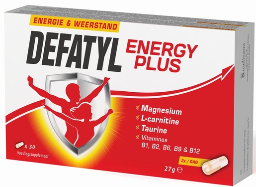 Defatyl Energy Plus 30 Capsules | Conditie - Energie