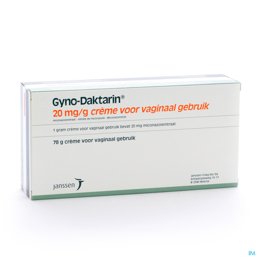 Gyno-Daktarin 20mg/g vaginale crème 78g | Gynaecologie