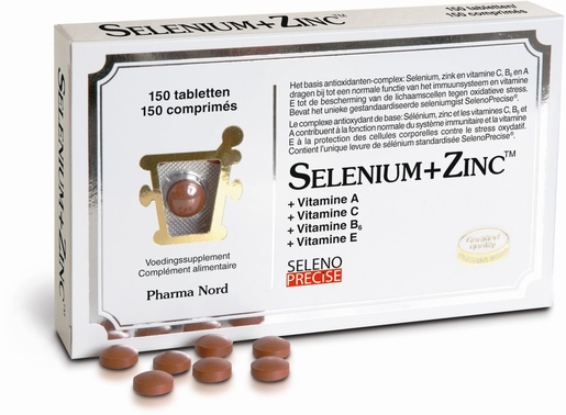 Selenium + Zinc 150 Comprimés | Zinc