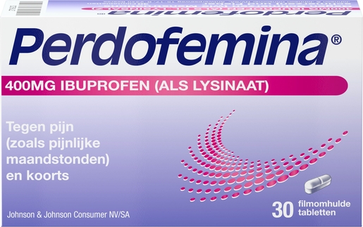 Perdofemina 400mg Douleurs Menstruelles 30 Comprimés | Règles douloureuses