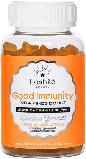 Lashilé Good Immunity Vitamines Boost 60 Gommen | Natuurlijk afweersysteem - Immuniteit