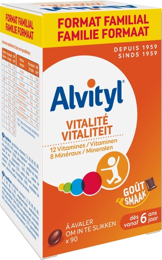 Alvityl Vitaliteit 90 Tabletten | Groei