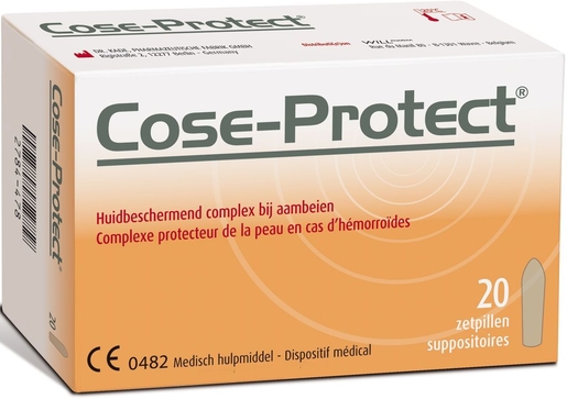 Cose-Protect 20 zetpillen | Anale hygiëne - Aambeien