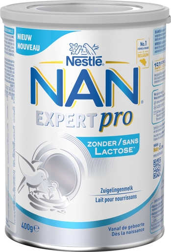 Nestlé NAN Expert Pro Sans Lactose Pdr 400g | Lait spécifique