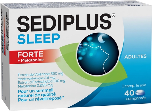 Sediplus Sleep Forte 40 Comprimés | Sommeil