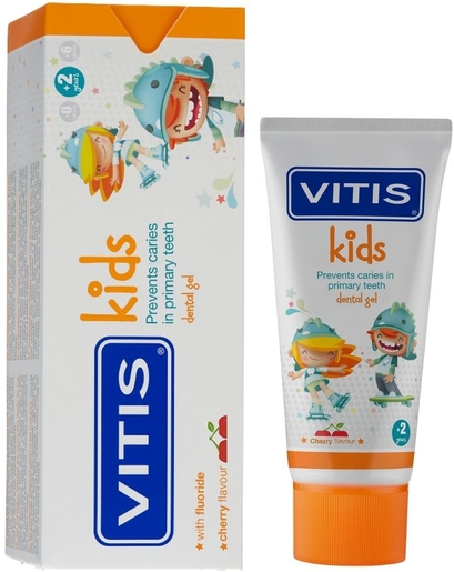 Vitis Kids Gel Tandpasta 50 ml | Mondhygiëne
