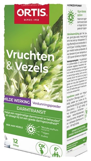 Ortis Vruchten &amp; Vezels Regular Darmtransit Zwangere Vrouwen 12 Sticks | Vertering - Transit