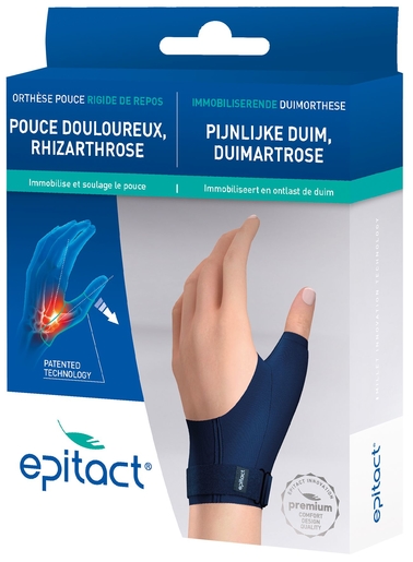 Epitact Stijve Duimbrace Links S | Arm - Pols - Hand